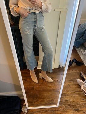 RE/DONE Levi’s Vintage Reconstructed 
501- White Label Red Tab